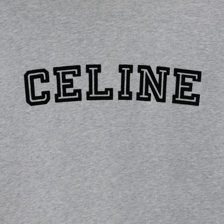 CELINE CELINE LOOSE HOODIE IN COTTON FLEECE