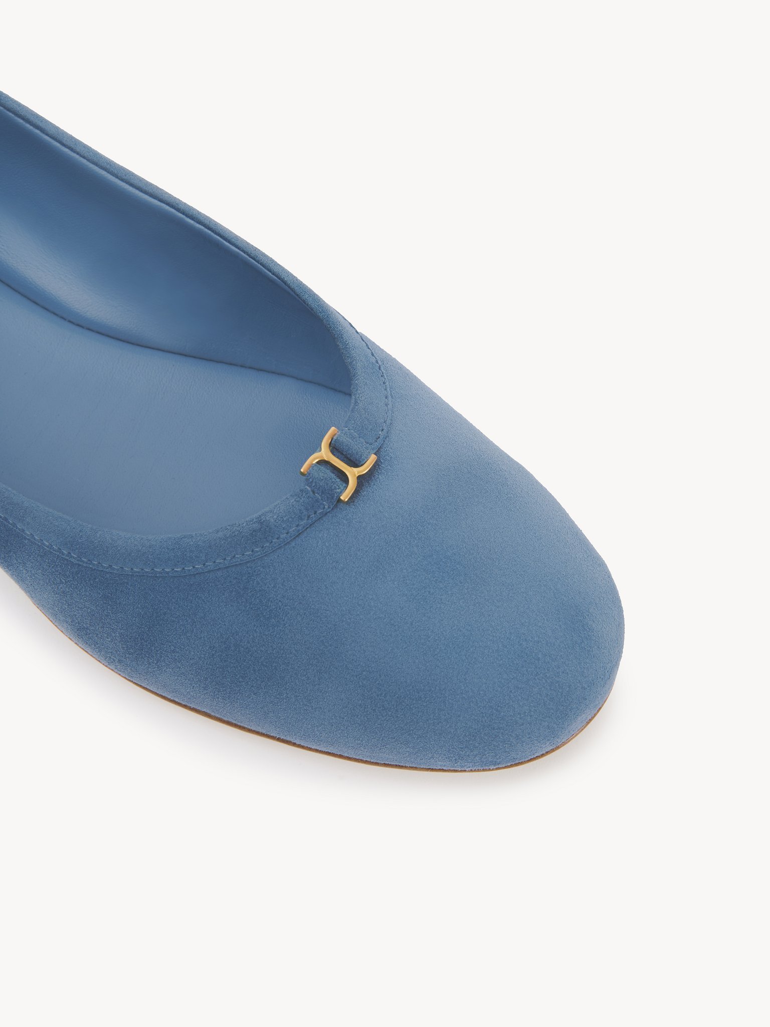 Chloé Ballerines Marcie Femme Bleu Taille 36 100% Peau De Chèvre, Bos Taurus, Farmed, Coo France In Blue