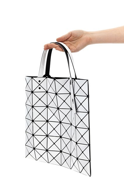 Bao Bao Issey Miyake Lucent Geometric-pattern Tote Bag In White