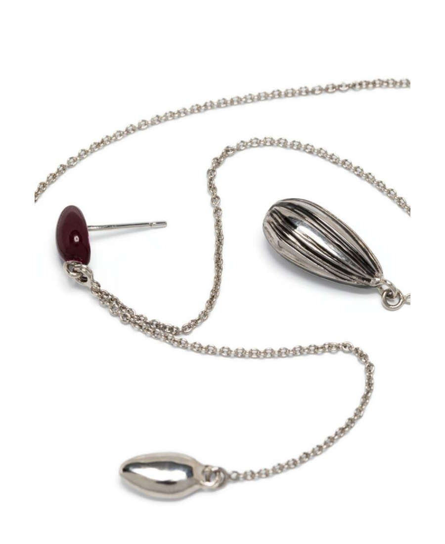 Lemaire Bead-embellished Drop Earrings In White