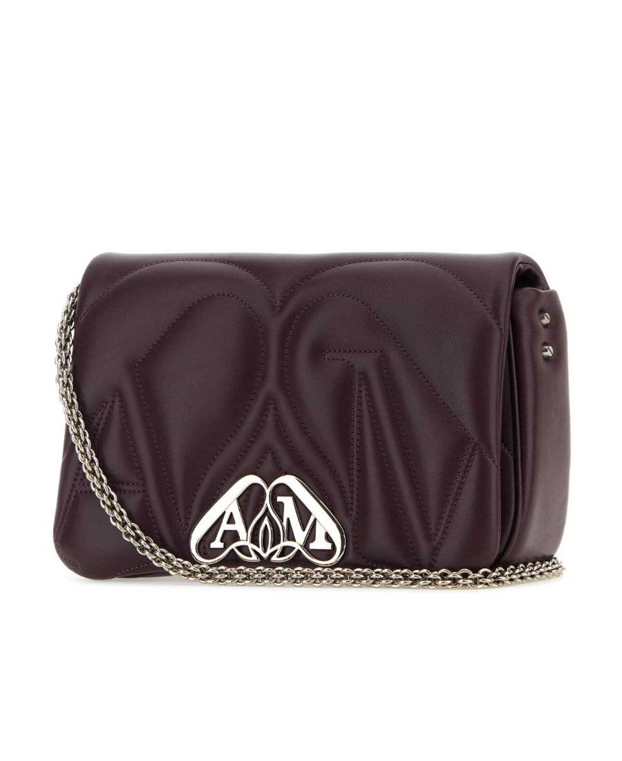 Alexander Mcqueen Small The Seal Shoulder Bag In Black