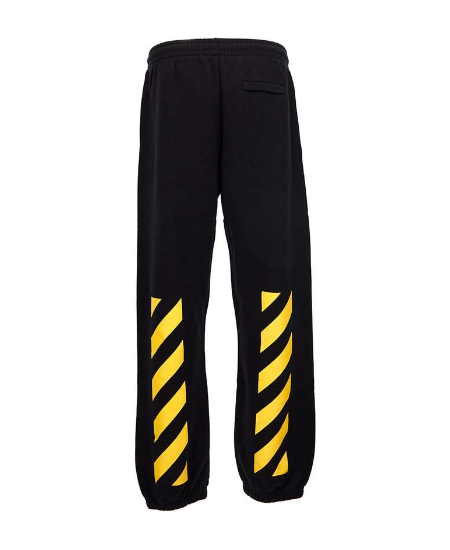 Off-white Caravaggio-print Track Pants In Black