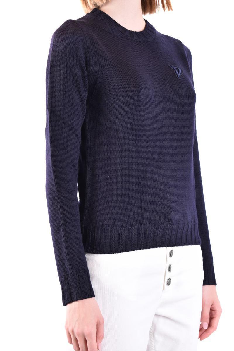 Dondup Long Sleeve Sweater In Blue