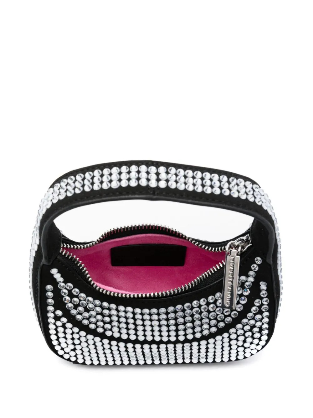 CHIARA FERRAGNI CAIA MICRO RHINESTONE-EMBELLISHED MINI BAG