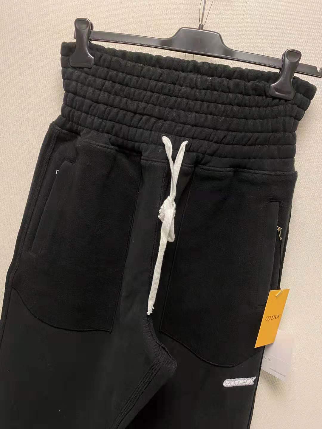 Shop Xoxogoodboy High-waisted Rope Sweatpants In Black