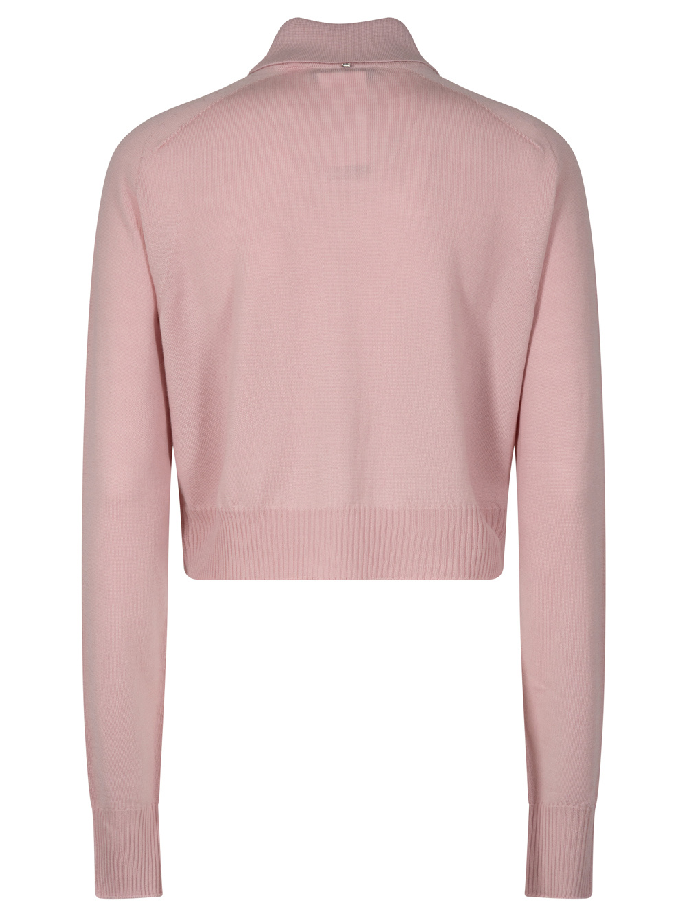 Sportmax Soft Fit Wool Cropped Cardigan Clothing In Pink