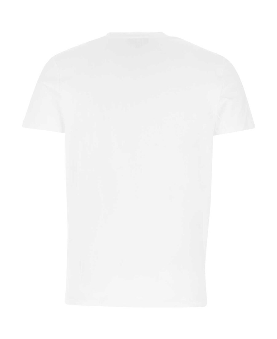Apc Logo Print T-shirt In White