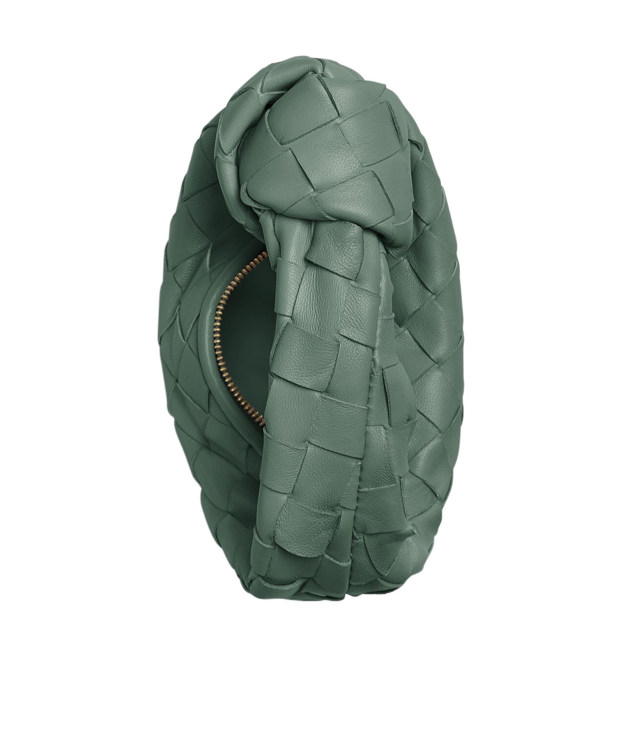 Bottega Veneta Micro Jodie Knitted Handbag In Green