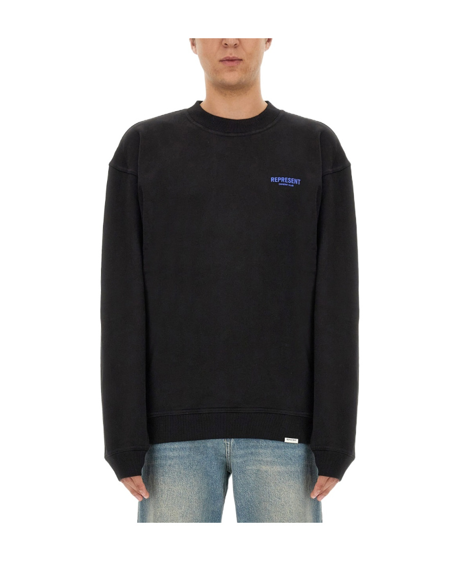 Represent Owners Club Logo-print Cotton Sweater