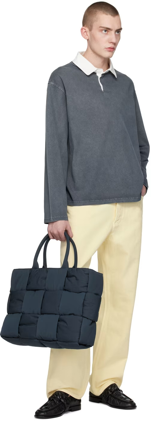 Bottega Veneta Yellow Wide-leg Jeans In Yellow