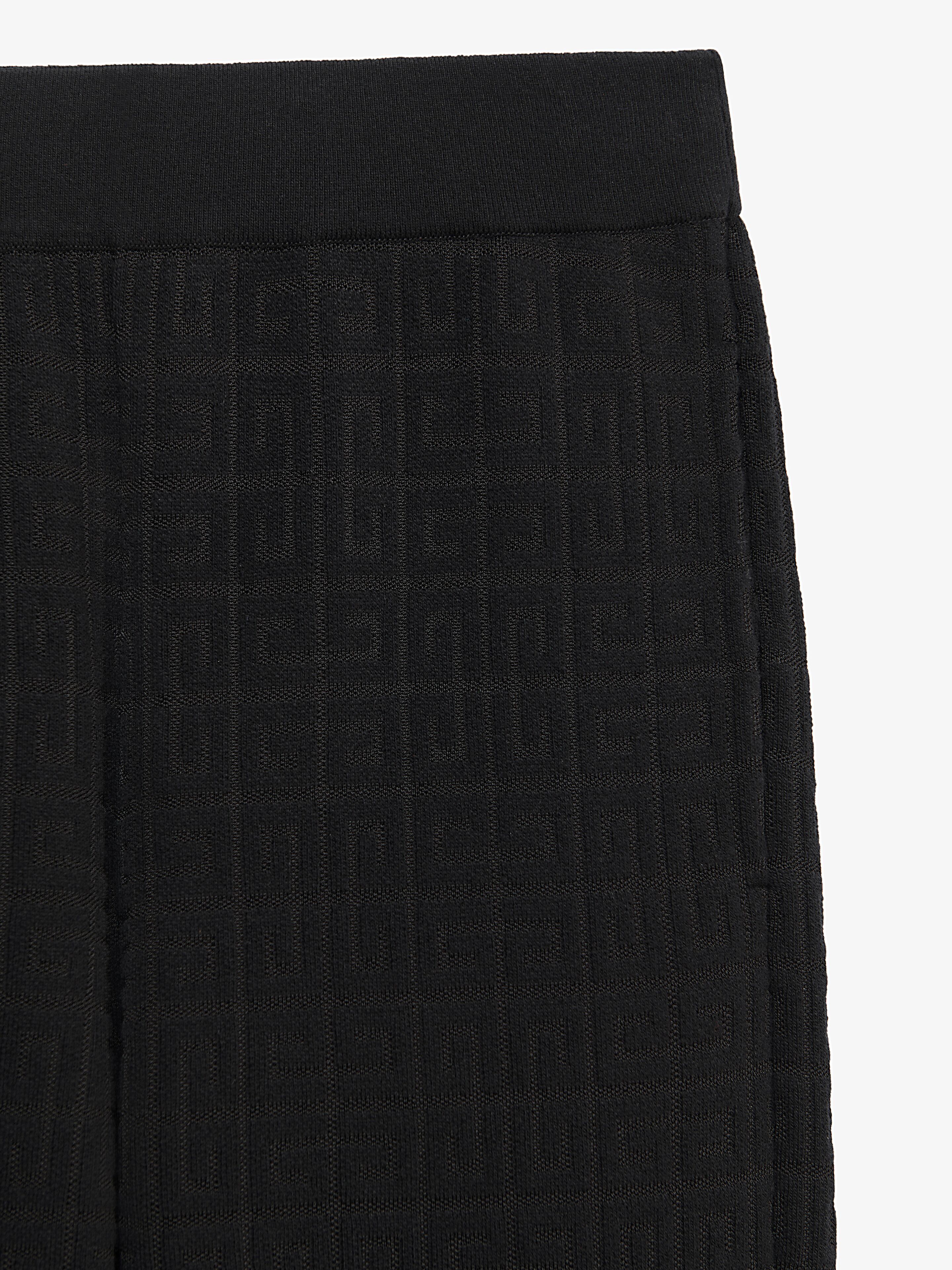 Givenchy 4g Jacquard Jogger Pants In Black