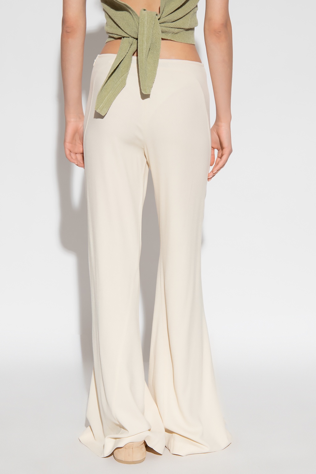 Jacquemus Straight-leg Trousers In White
