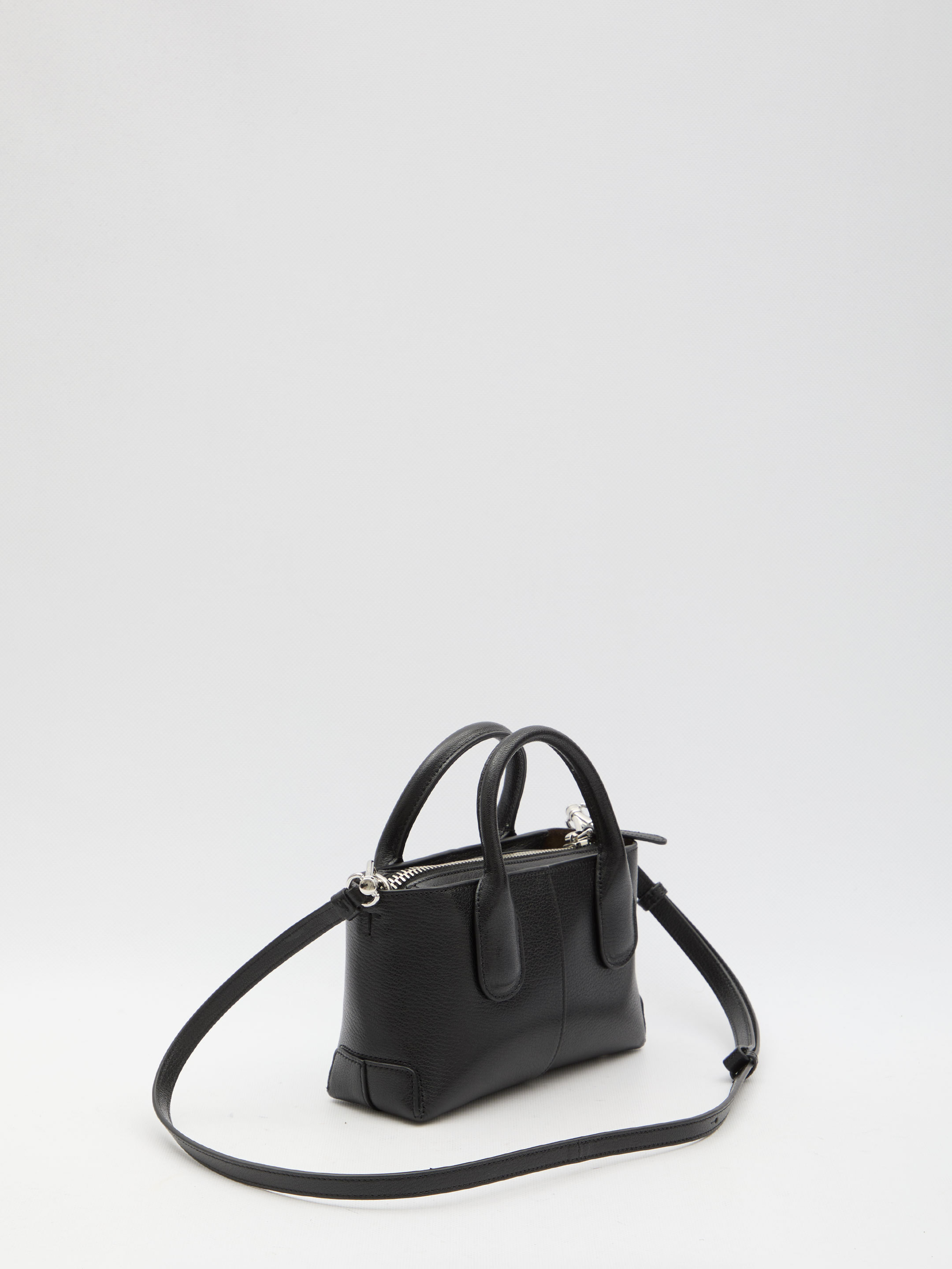 Tod's Di Leather Mini Bag In Black