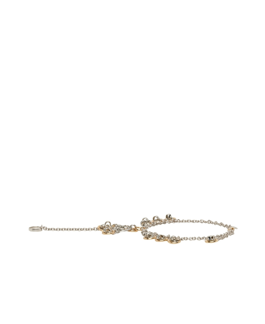Rabanne Spring Ring Necklace In Yellow
