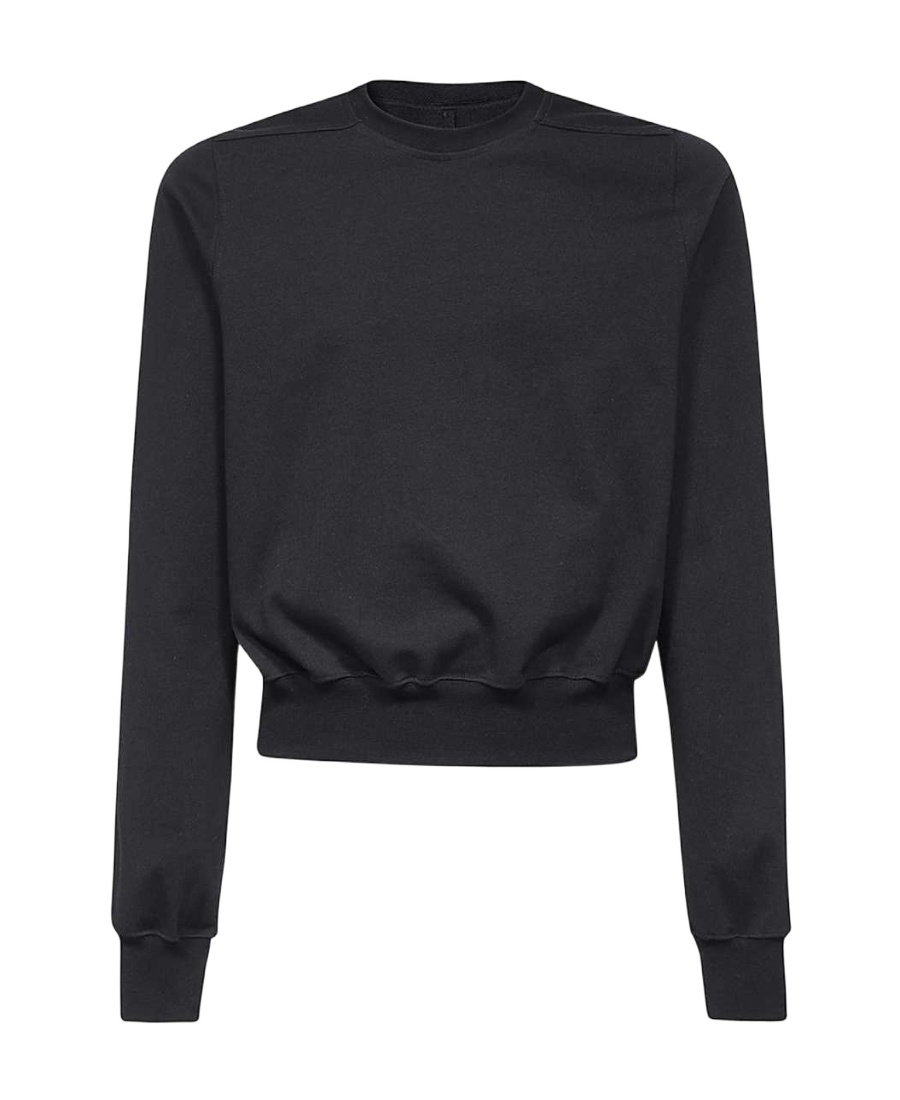 Rick Owens Round-necked Sweater In Black