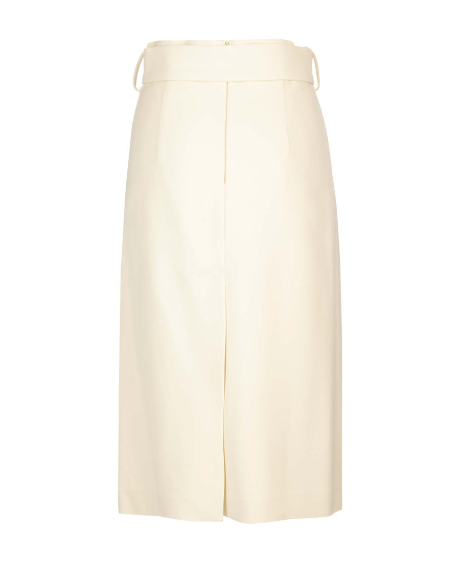 Shop P.a.r.o.s.h Logo Skirt In White