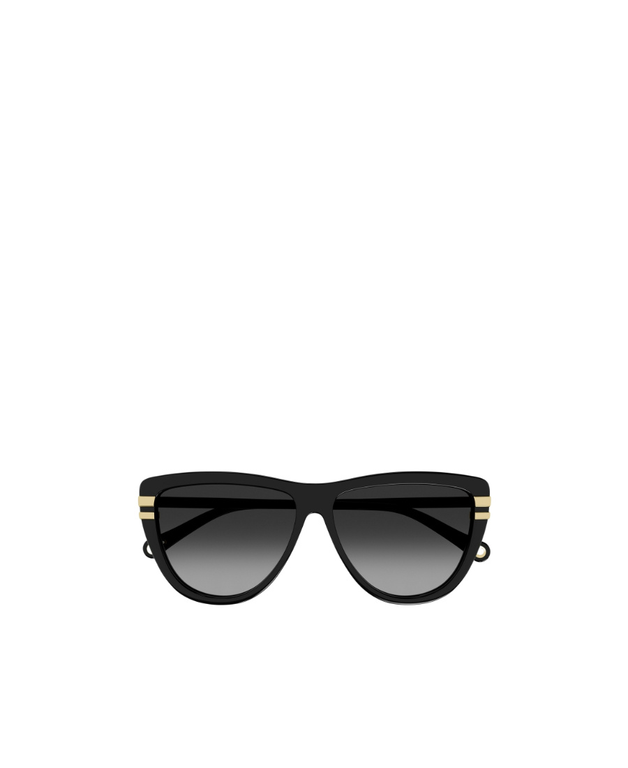 Chloé Square-frame Recycled Acetate Sunglasses In Black