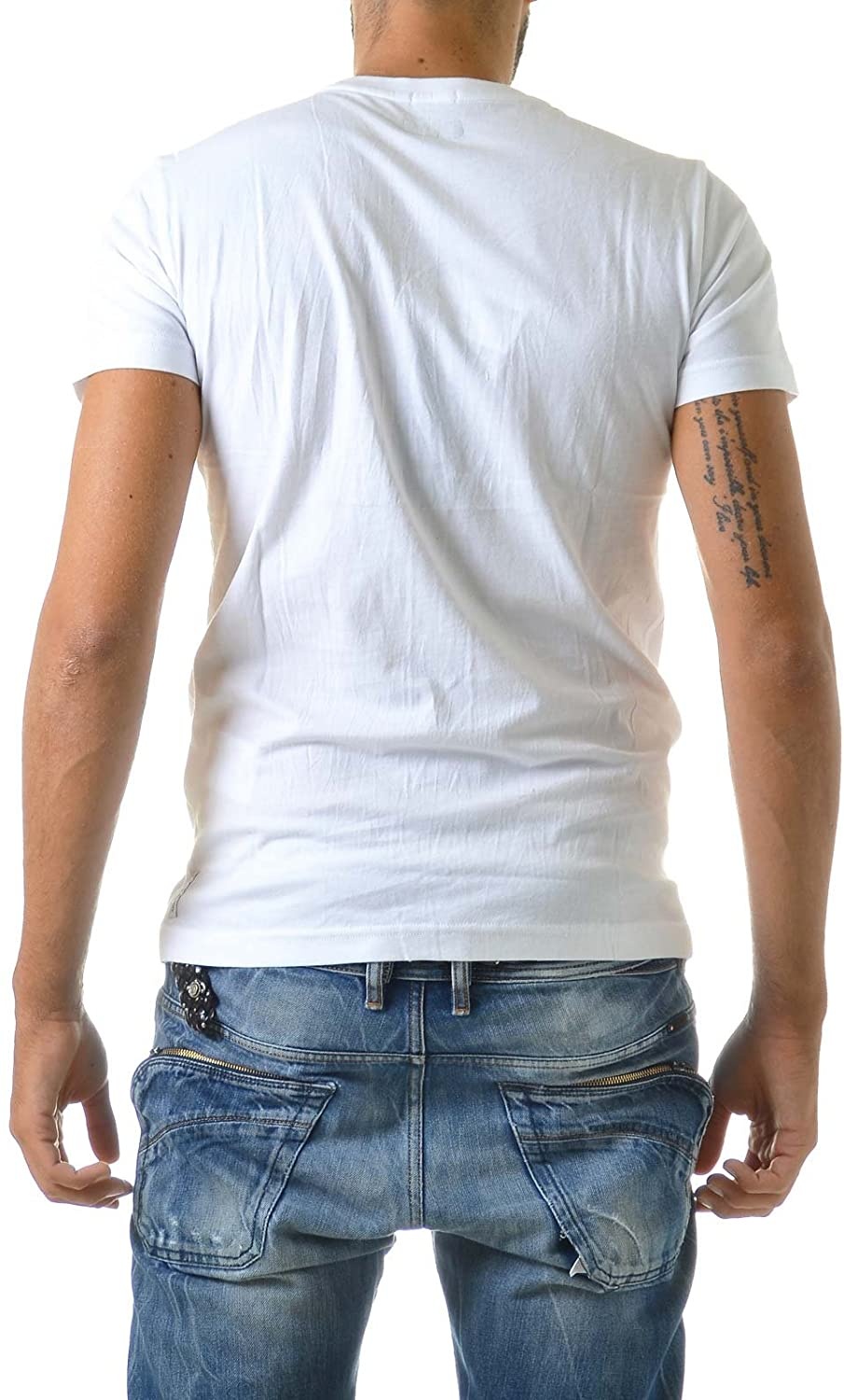 ARMANI JEANS LOGO DETAILS T-SHIRT