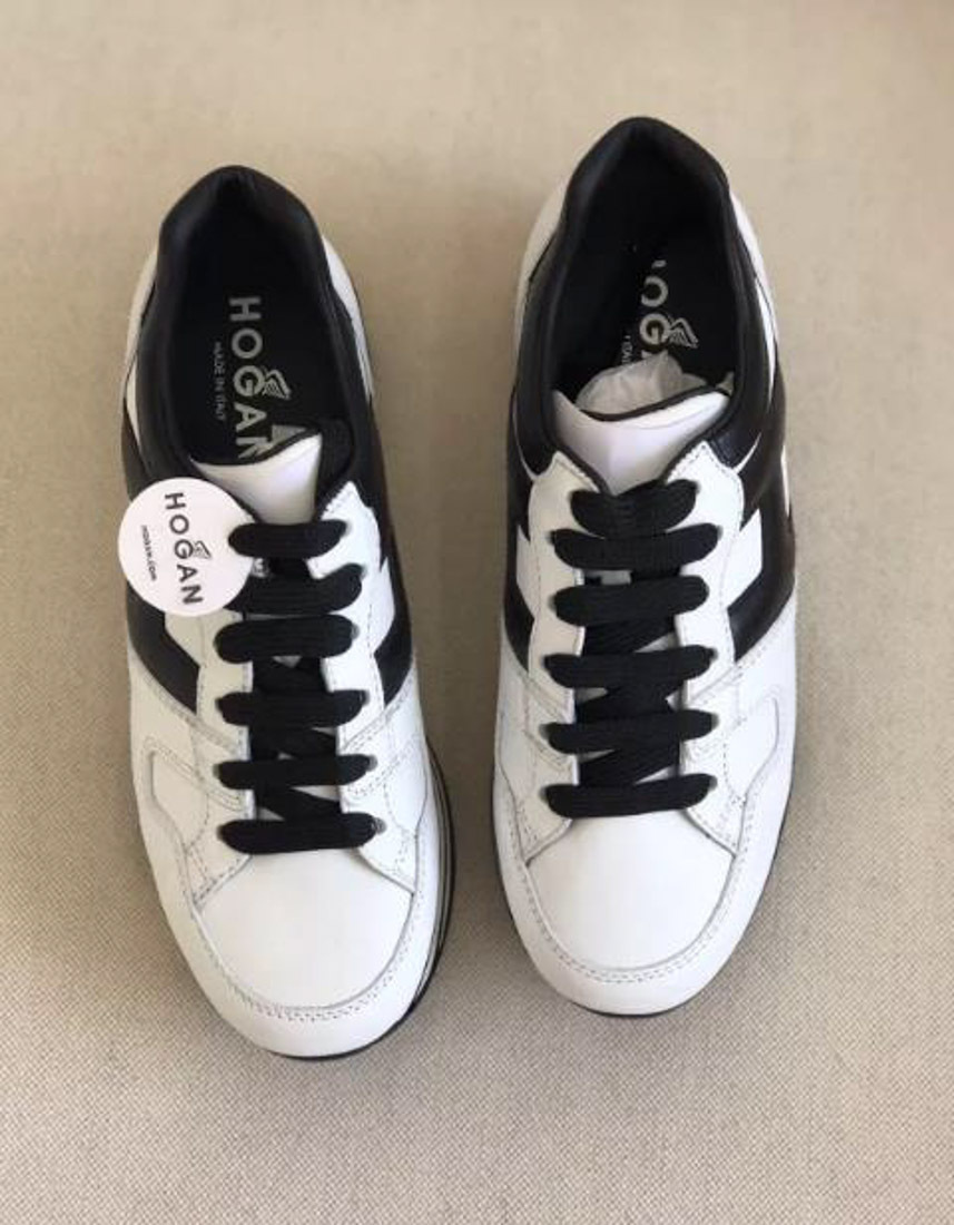 Shop Hogan Maxi H222 Sneakers In White