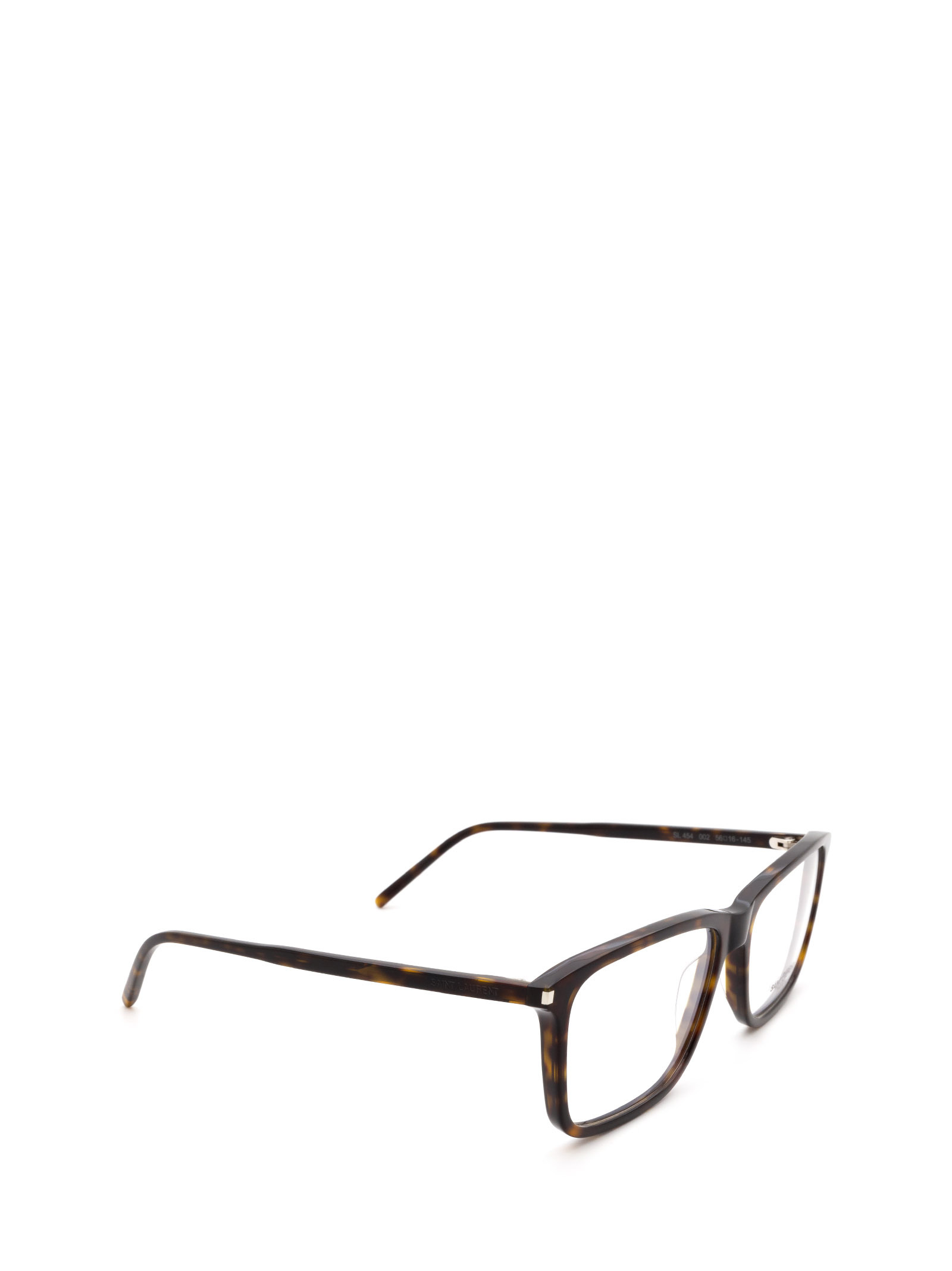 Saint Laurent Tortoiseshell-effect Glasses In Black