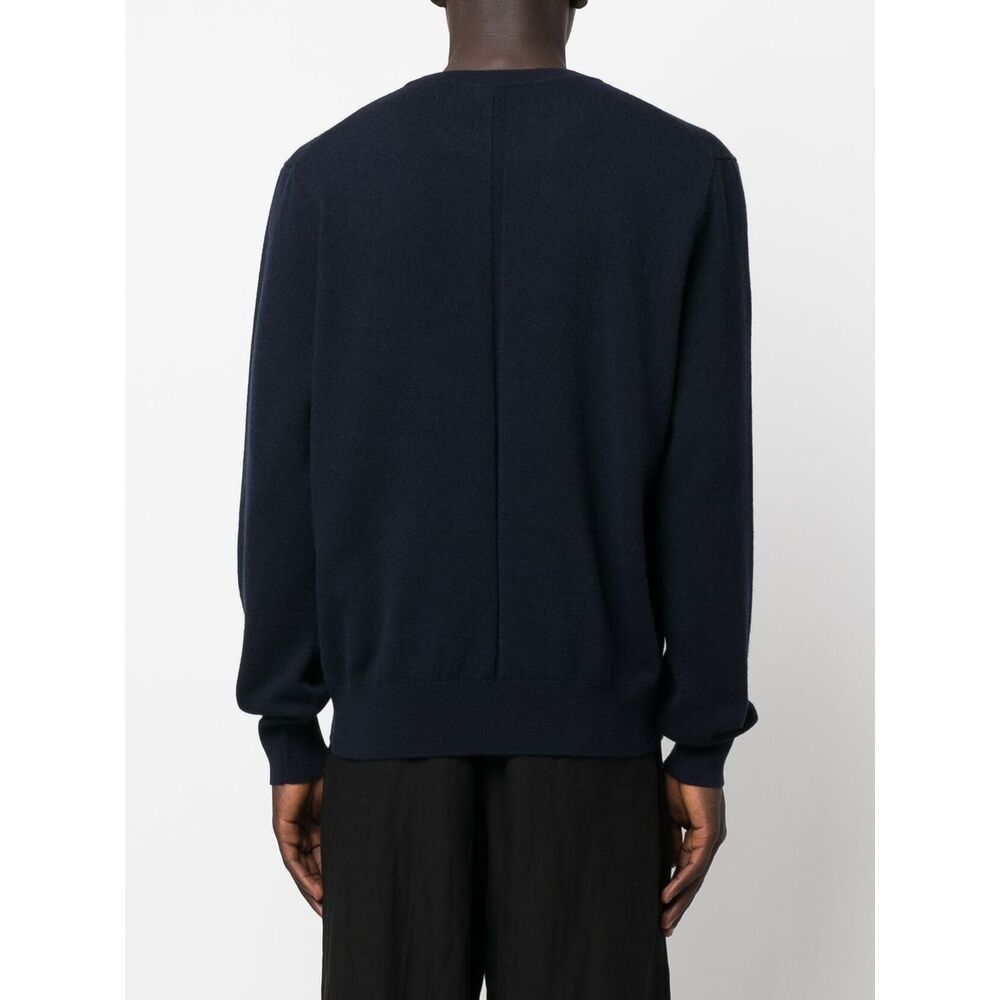 The Row Crew Neck Cashmere Sweater In Black