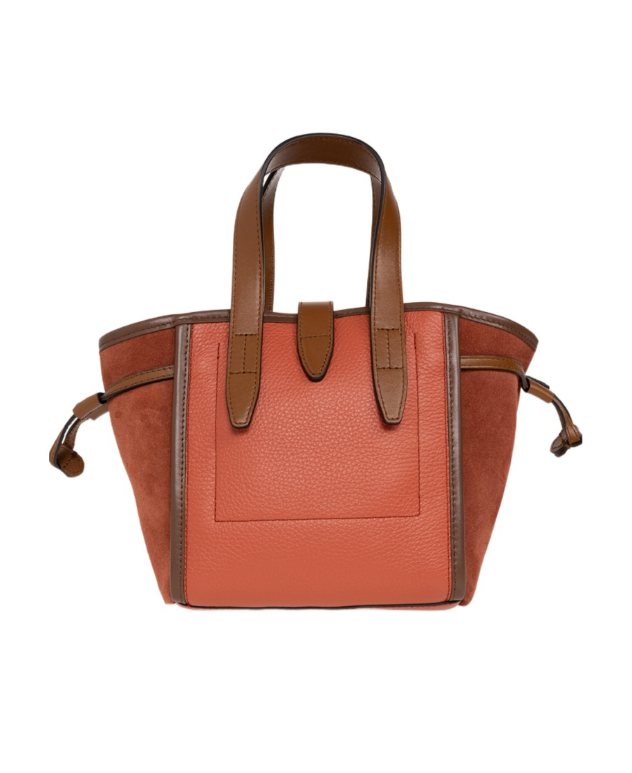 Furla Net Mini Tote Bag In Brown