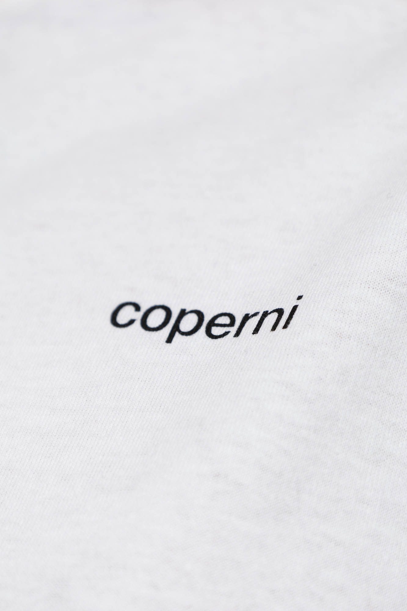 Coperni T-shirt Col Rond En Coton In White
