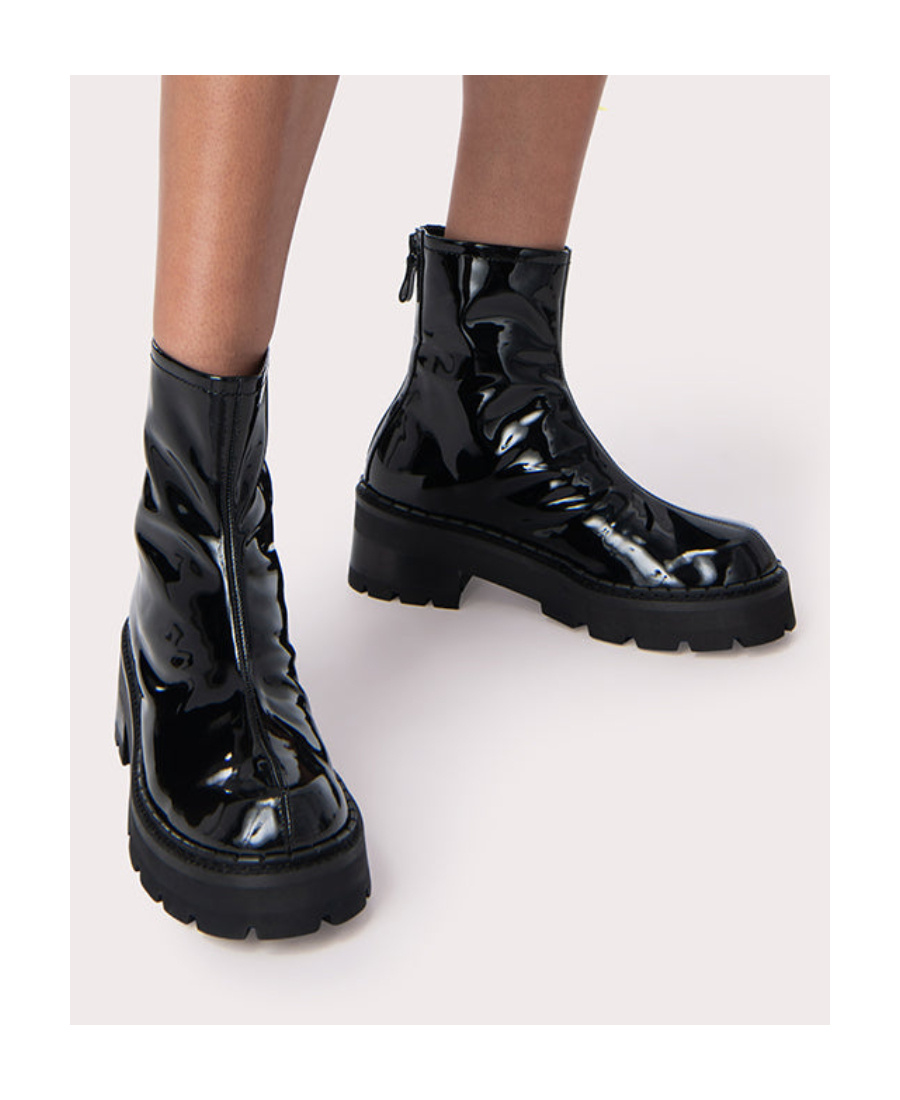 BY FAR ALISTER LEATHER BOOTS