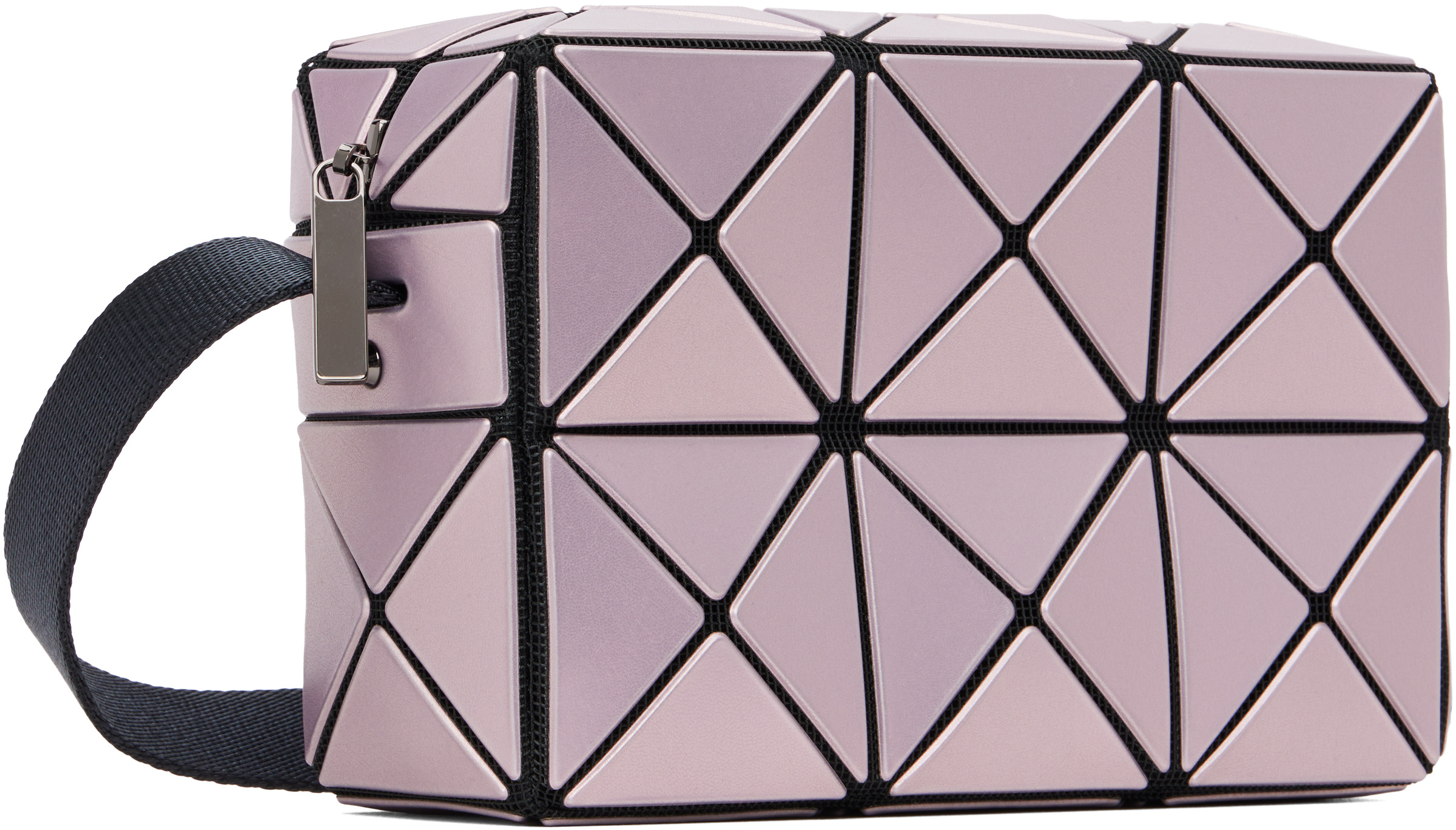 Bao Bao Issey Miyake Cuboid Metallic Crossbody Bag In Pink