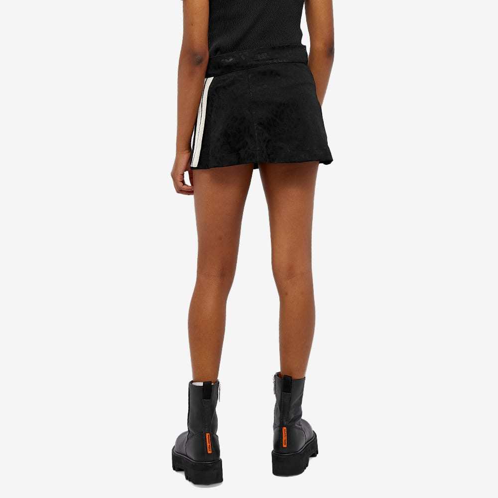 Palm Angels Leopard-print A-line Miniskirt In Black