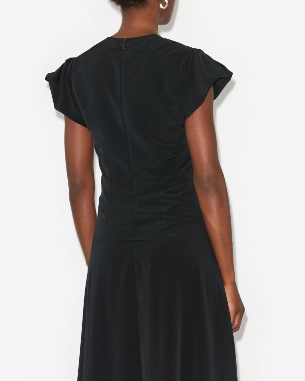 Isabel Marant Short Sleeved Shirt In Black