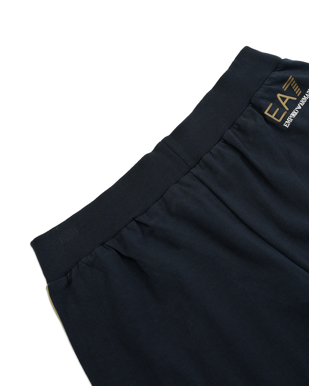 Ea7 Logo Sweatpants In Black