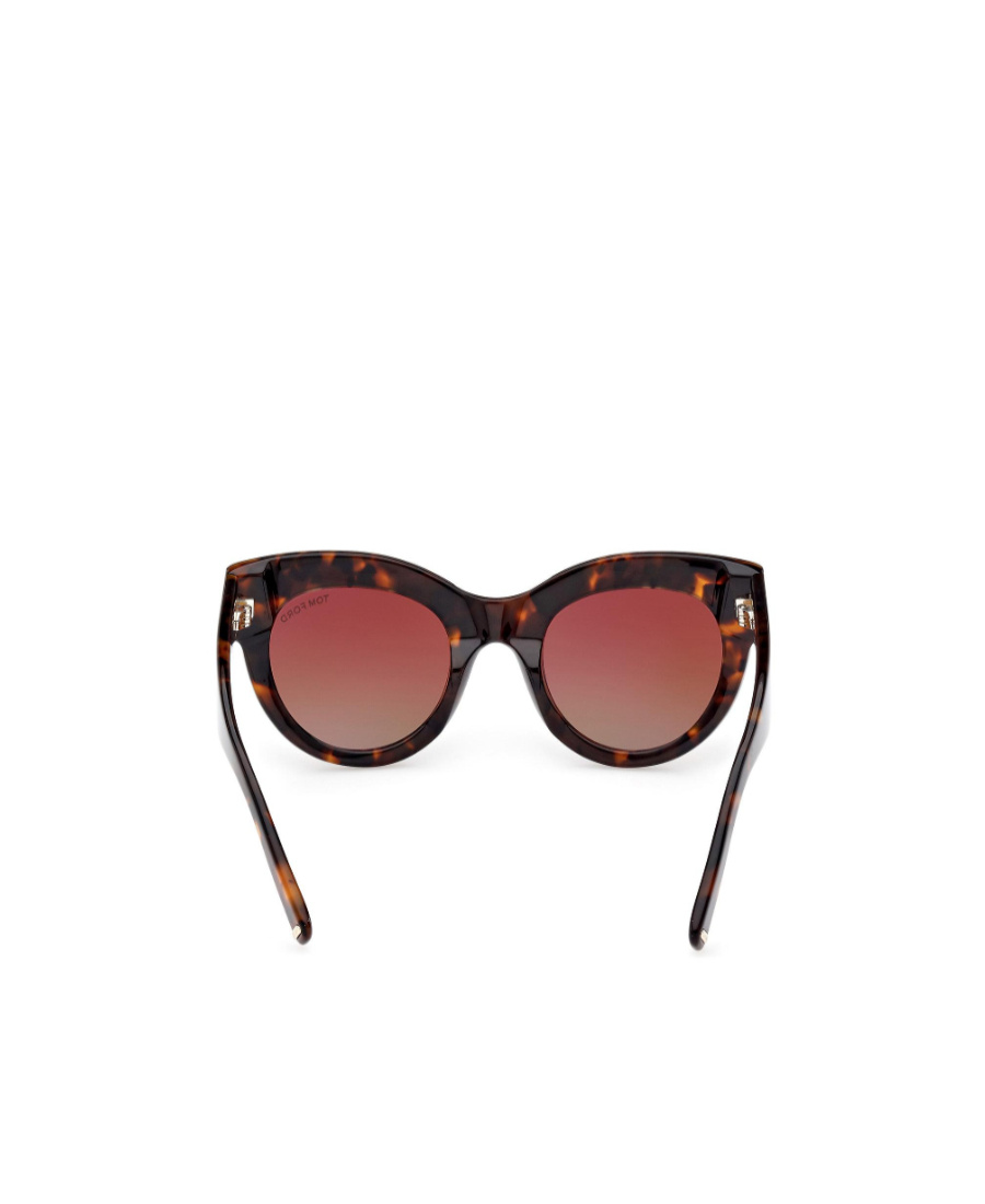 Tom Ford Lucilla 51mm Gradient Cat Eye Sunglasses In Brown