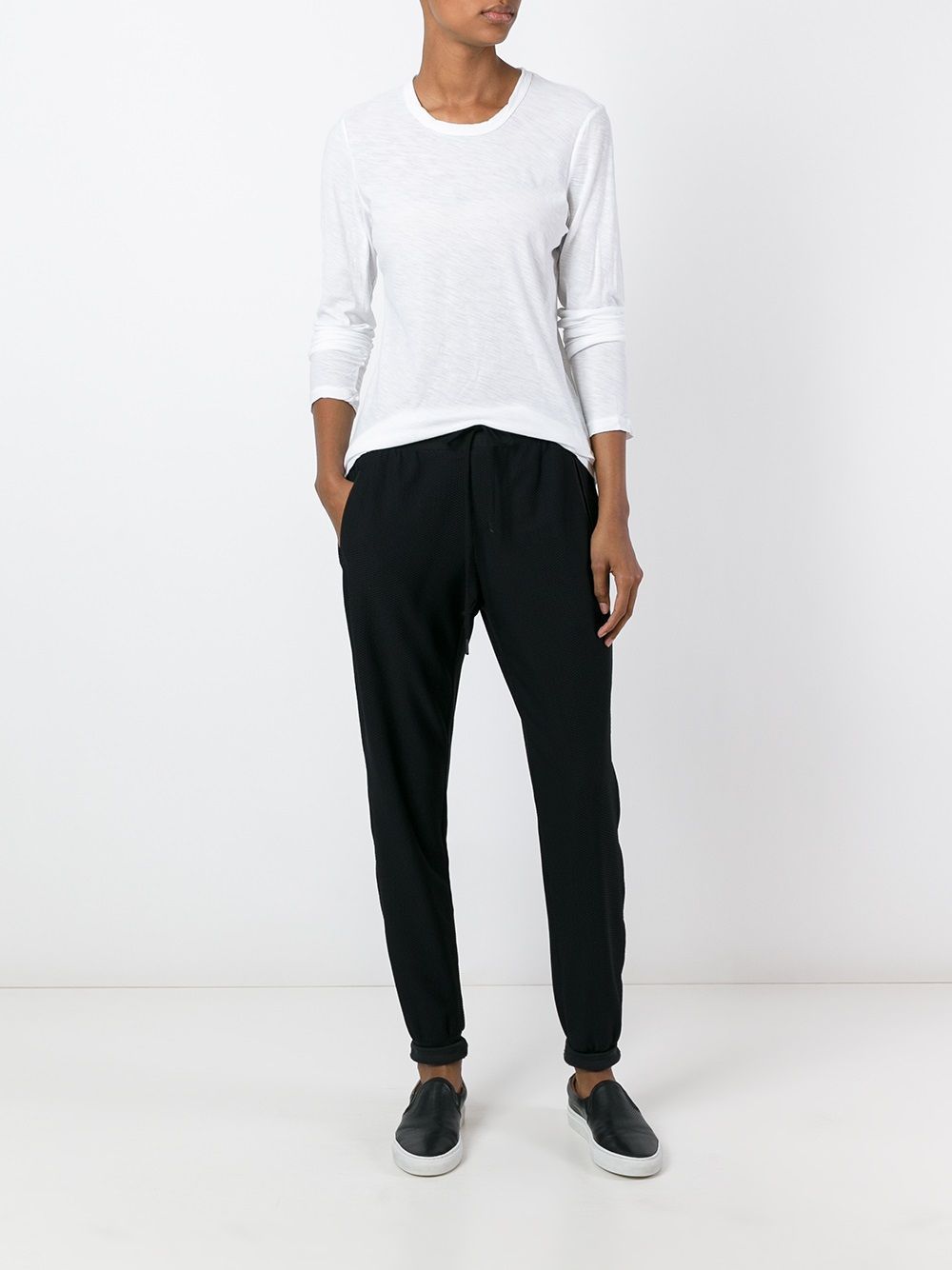 JAMES PERSE LONG-SLEEVE COTTON T-SHIRT