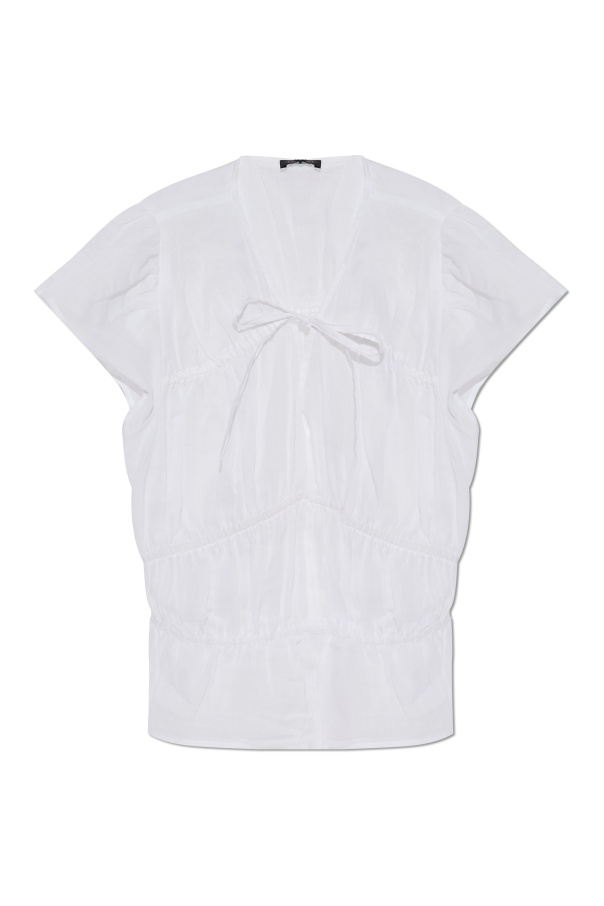 Rag & Bone Ruffled Peplum Blouse