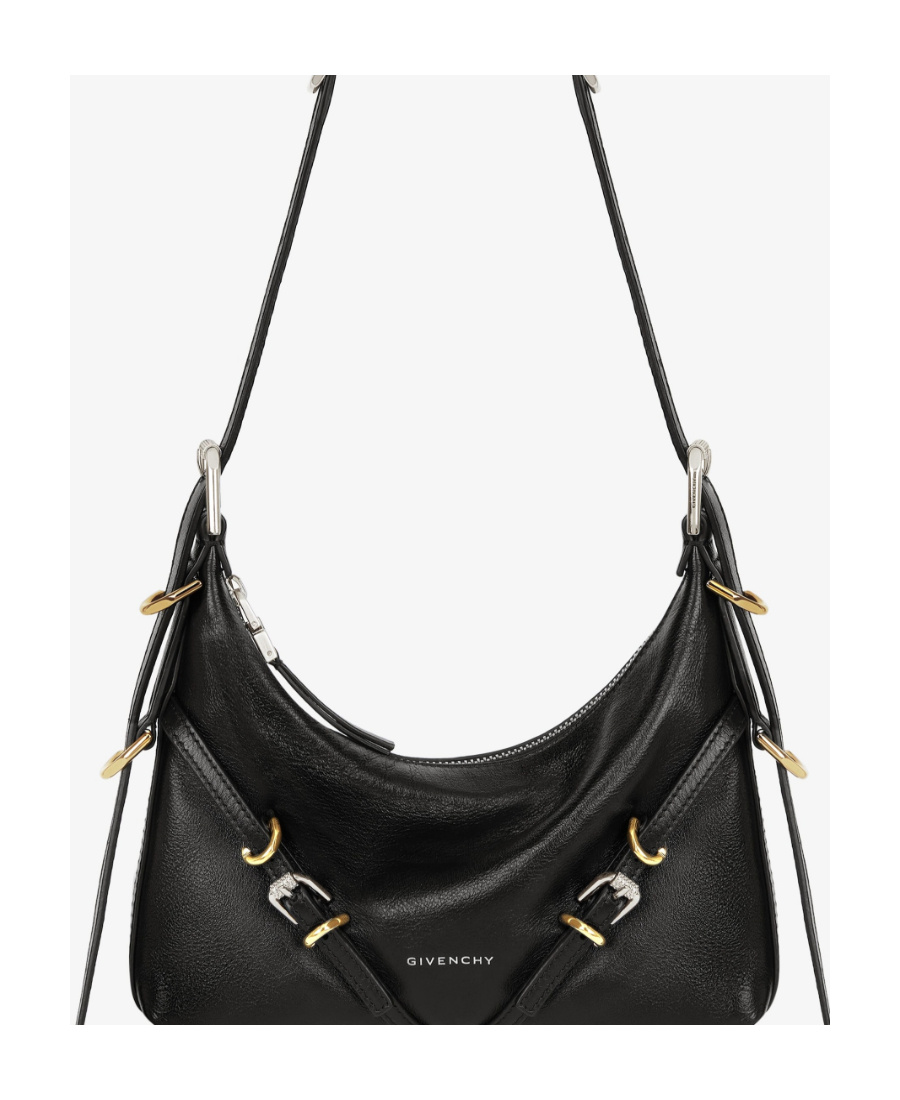 Givenchy Mini Shoulder Bag With Strass Accents In Black