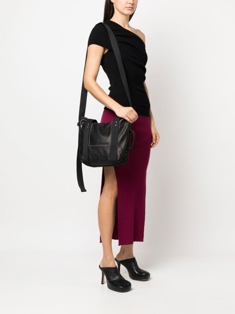 Rick Owens Mini Trolley Tote Bag In Black