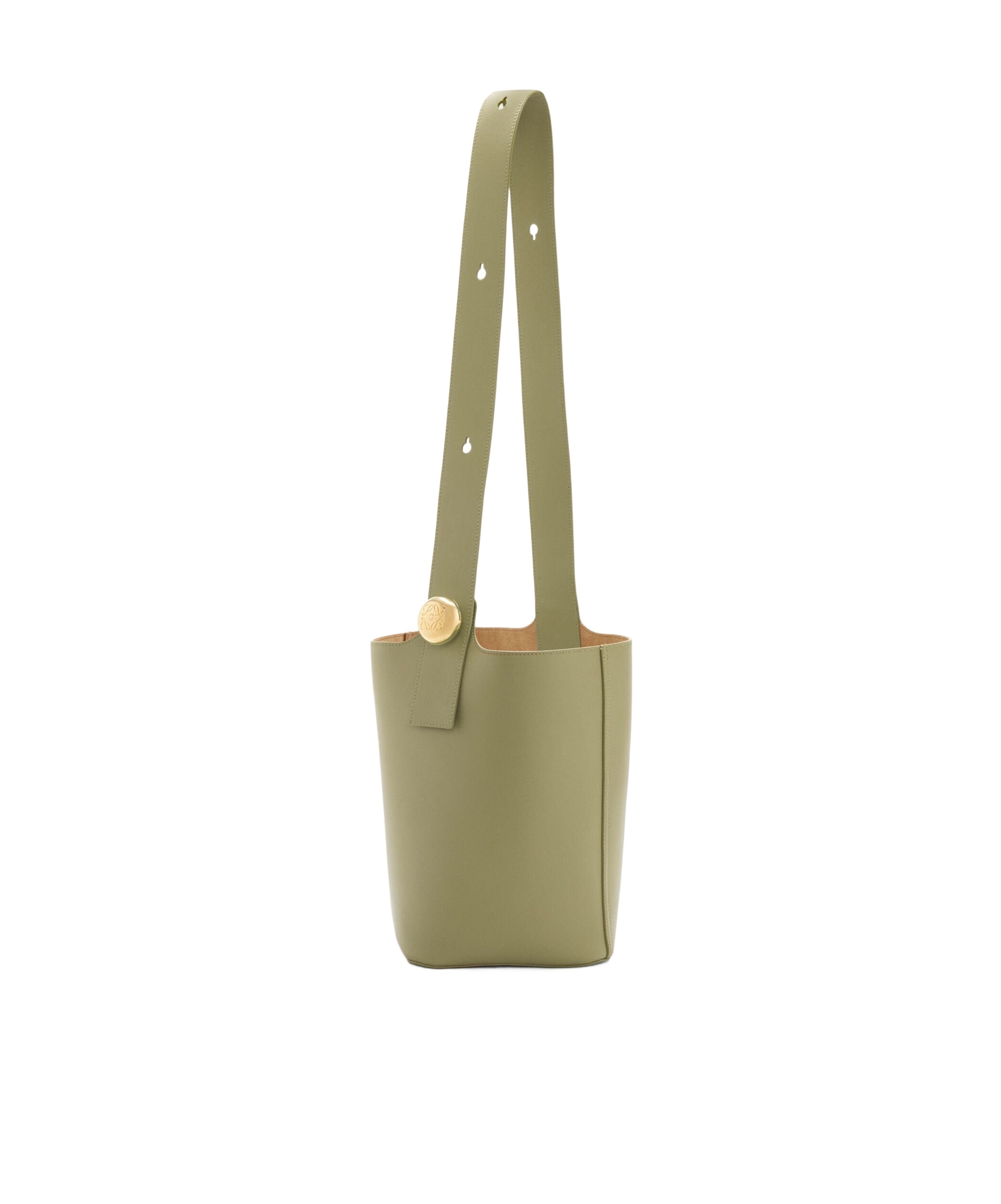 LOEWE MEDIUM PEBBLE BUCKET IN MELLOW CALFSKIN