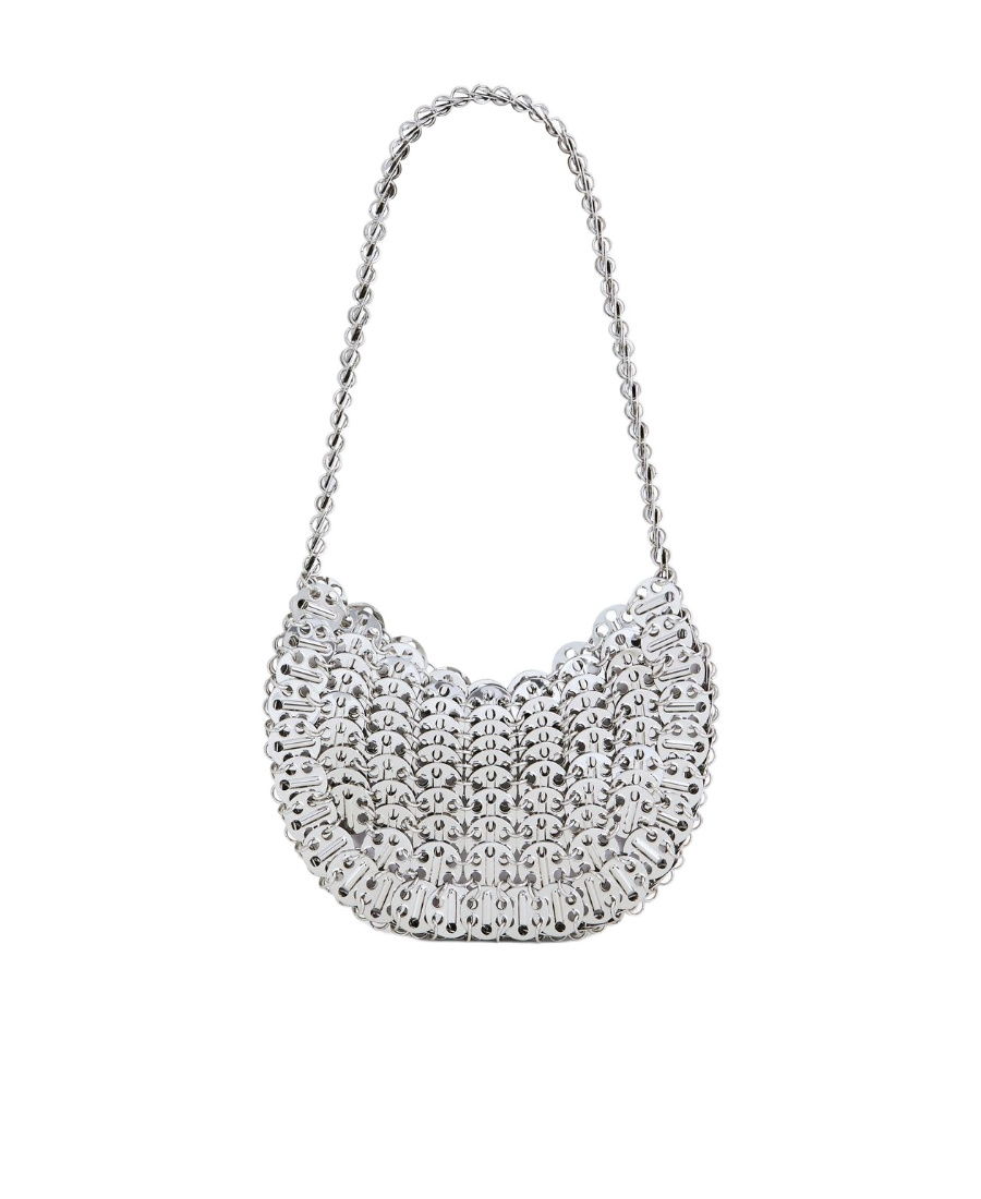 Rabanne Moon 1969 Shoulder Bag In White