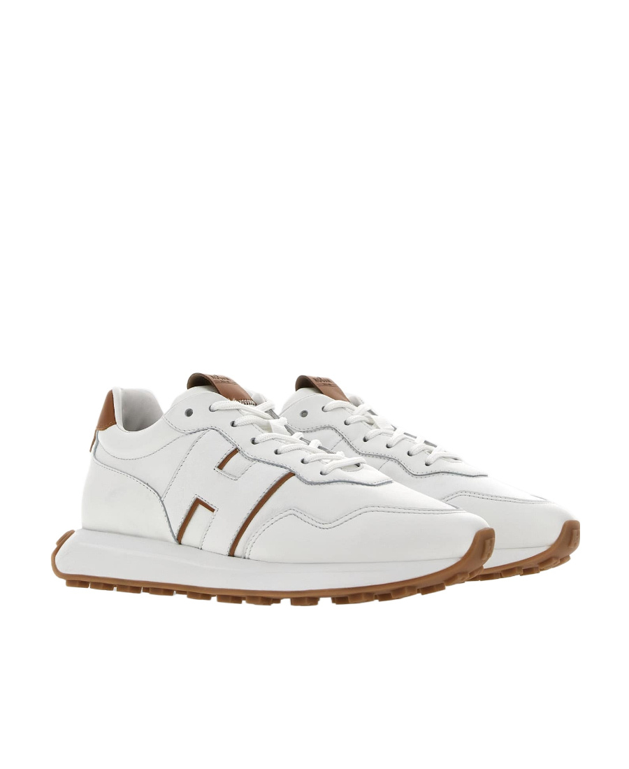 Hogan White Leather H601 Sneakers