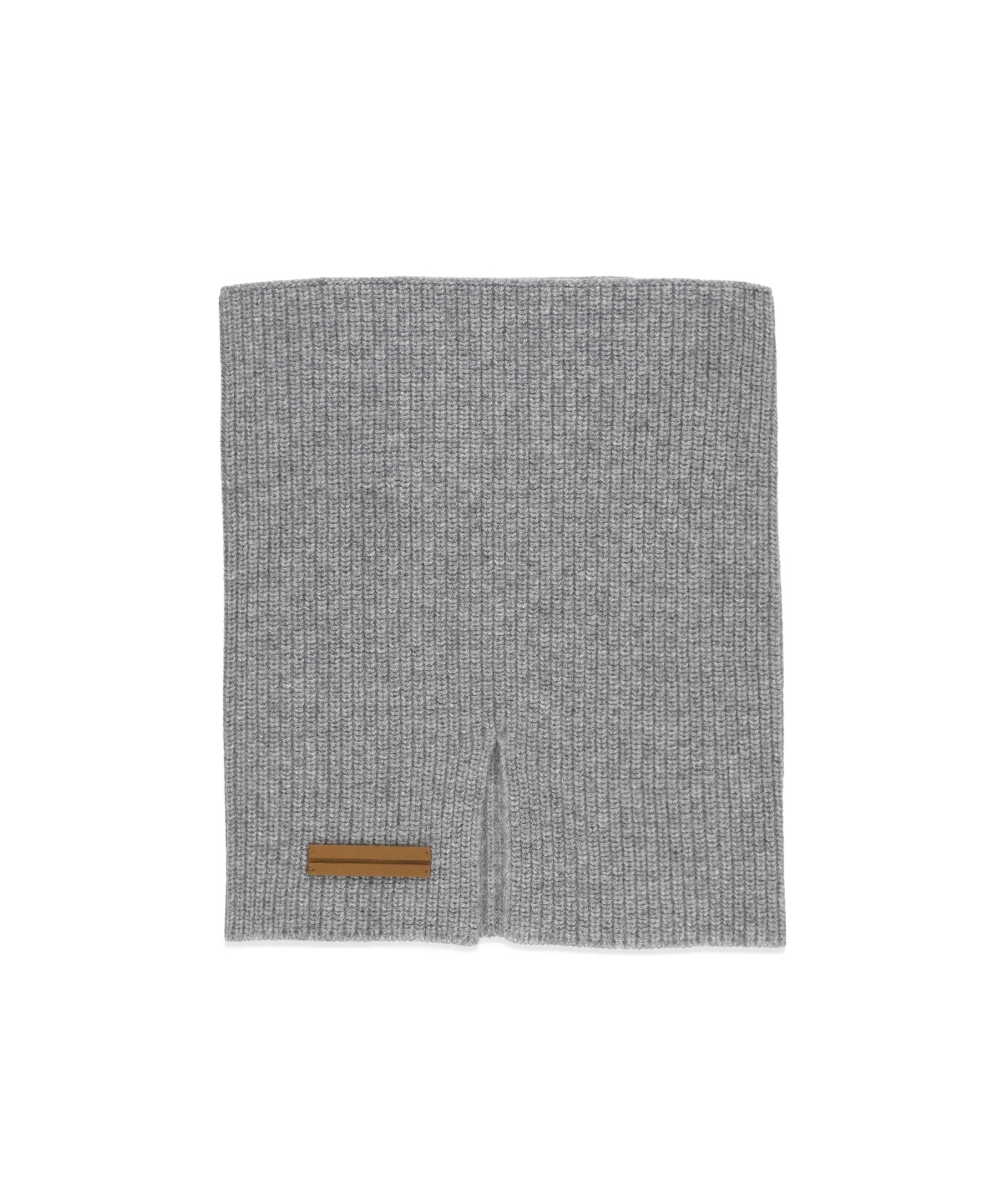 Zegna Knitted Neck In Gray