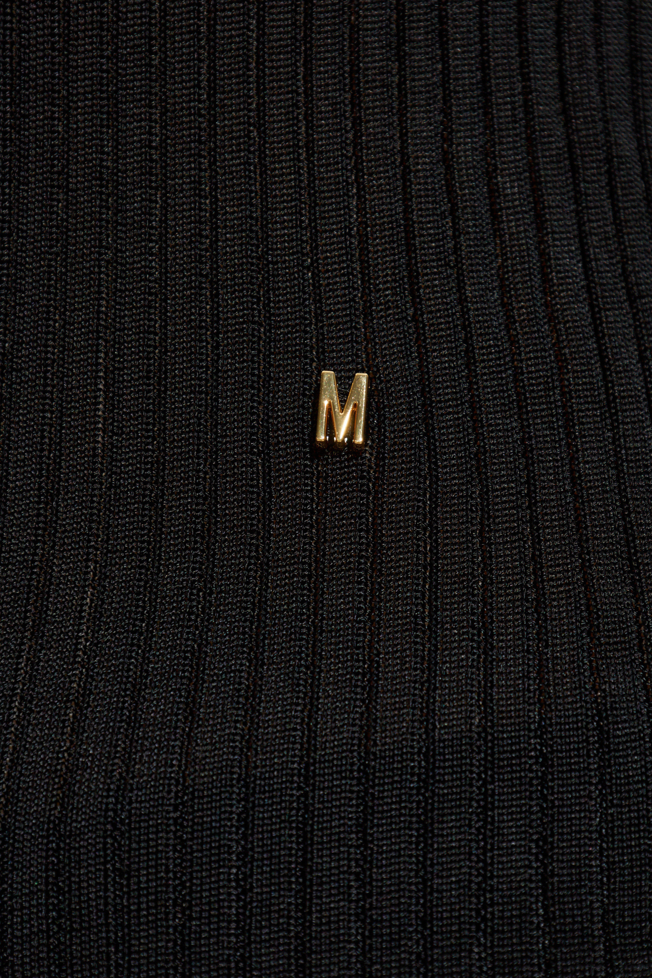 Moschino Crew Neck Vest In Black