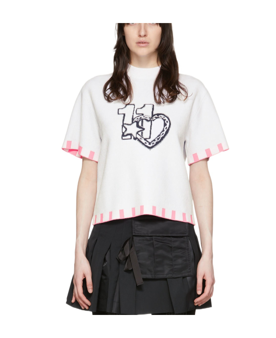 We11 Done Printed T-shirt In White