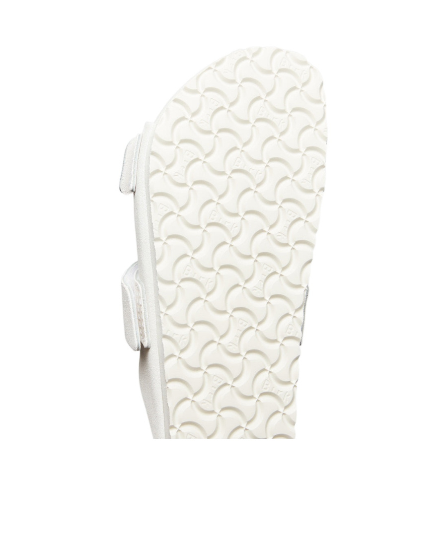 Birkenstock X Tekla Uji Suede Sandals In White