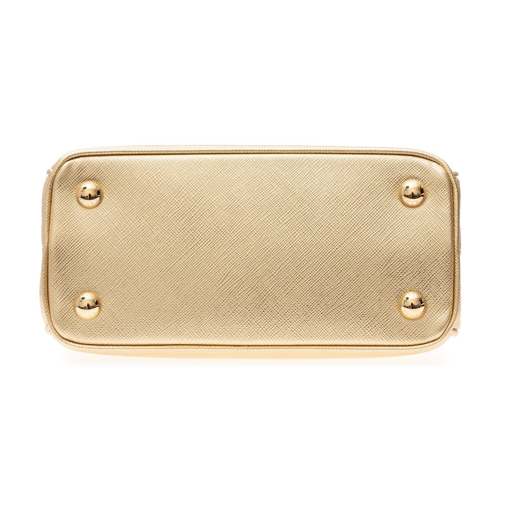 Prada Logo Shoulder Bag In Yellow