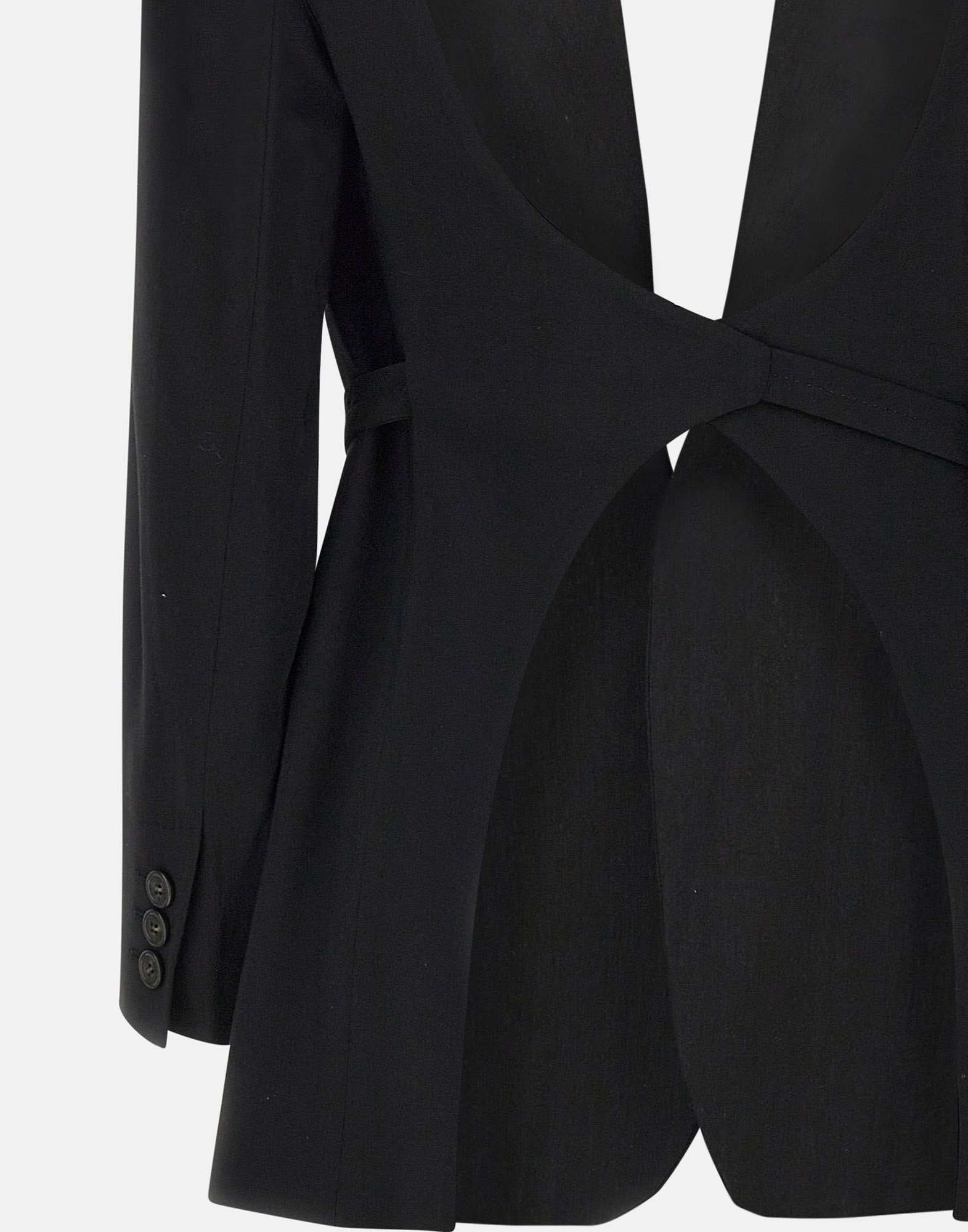 Marella X Emily Ratajkowski Cutout Blazer In Black