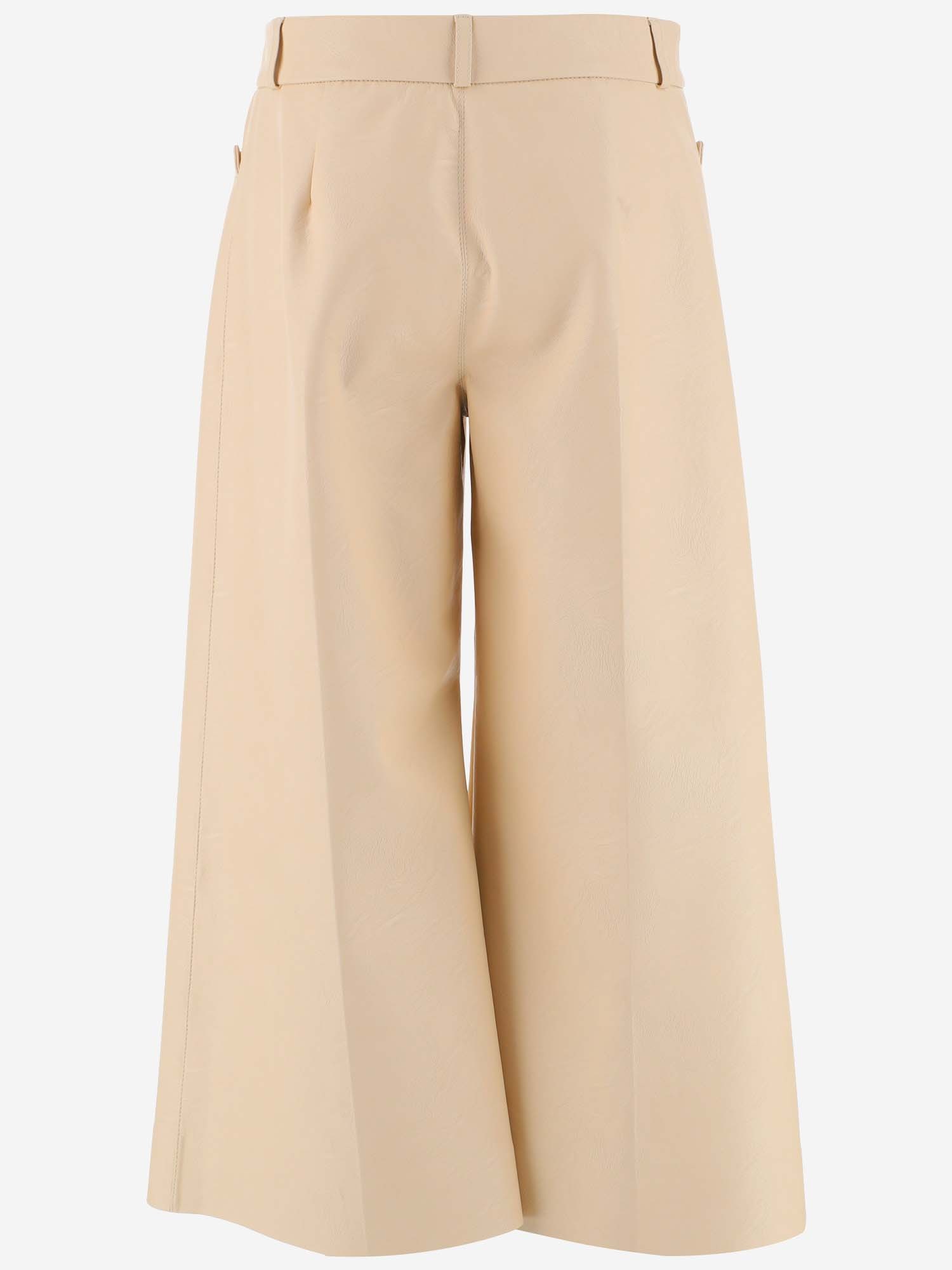 Stella Mccartney Charlotte Skin Free Skin Culotte Trousers In Nude