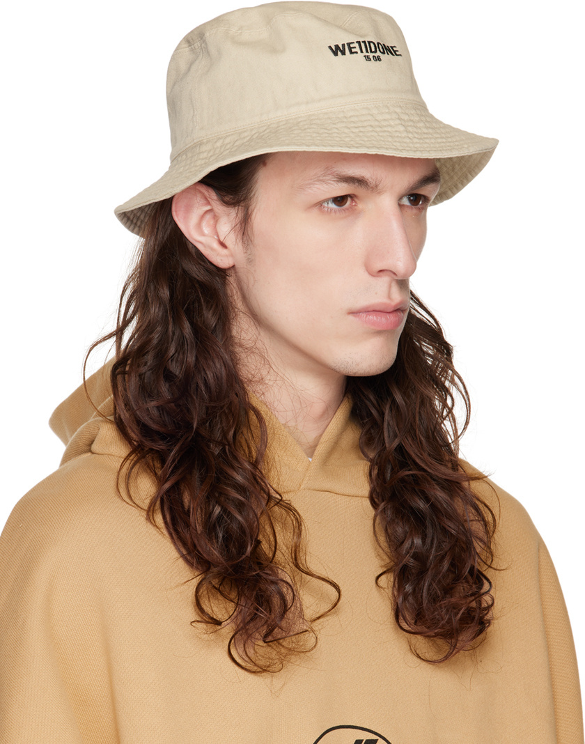 We11 Done Logo Fisherman's Hat In Nude