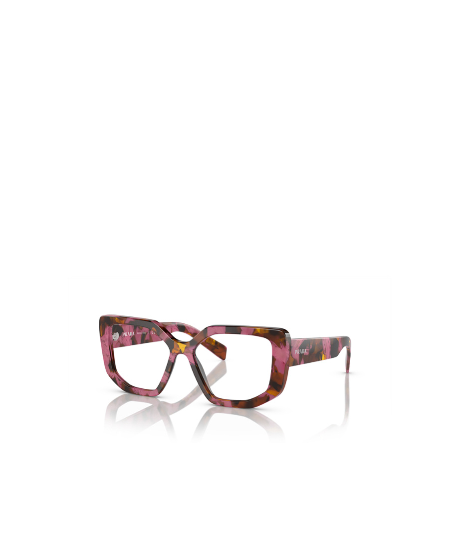 Prada Marbled Square-frame Glasses In White
