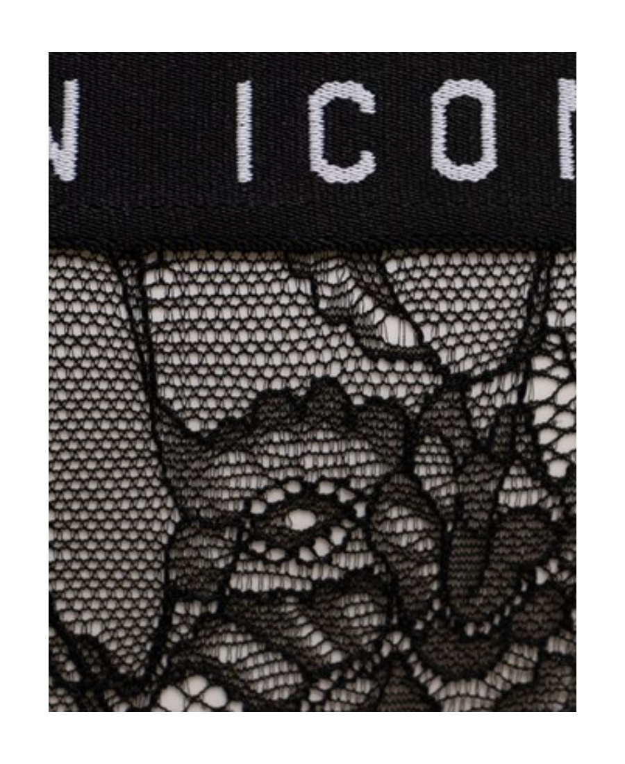 Dsquared2 Logo Printed Underwear In Black